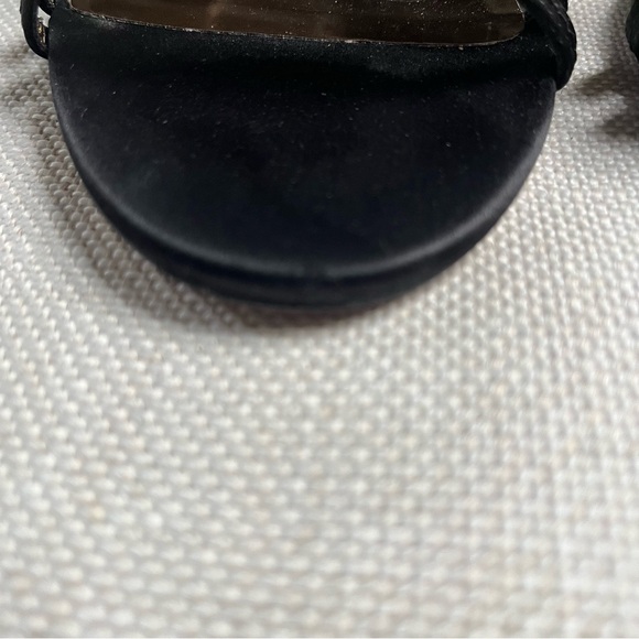 Jimmy Choo Caged Sandals Tassels Gold Patent Satin Diamond US 7 1/2 w Box - Picture 9 of 9